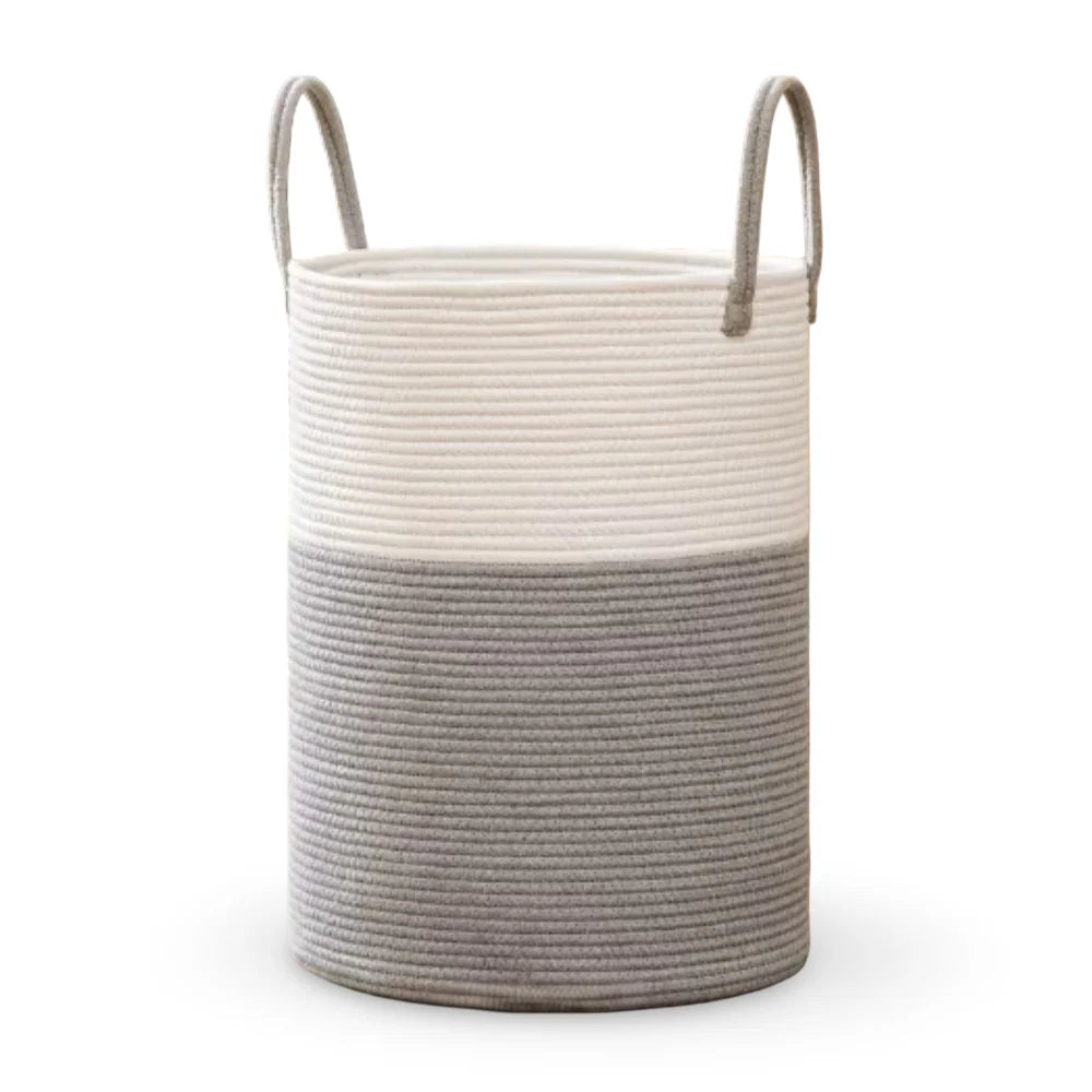 Laundry Basket | Woven Cotton & Collapsible | 58 L