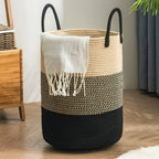 Laundry Basket | Woven Cotton & Collapsible | 58 L