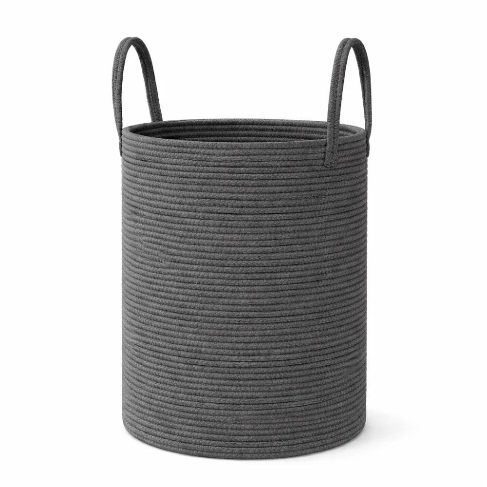 Laundry Basket | Woven Cotton & Collapsible | 58 L