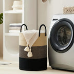 Laundry Basket | Woven Cotton & Collapsible | 58 L