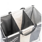 Laundry Hamper | Collapsible 3-Compartment