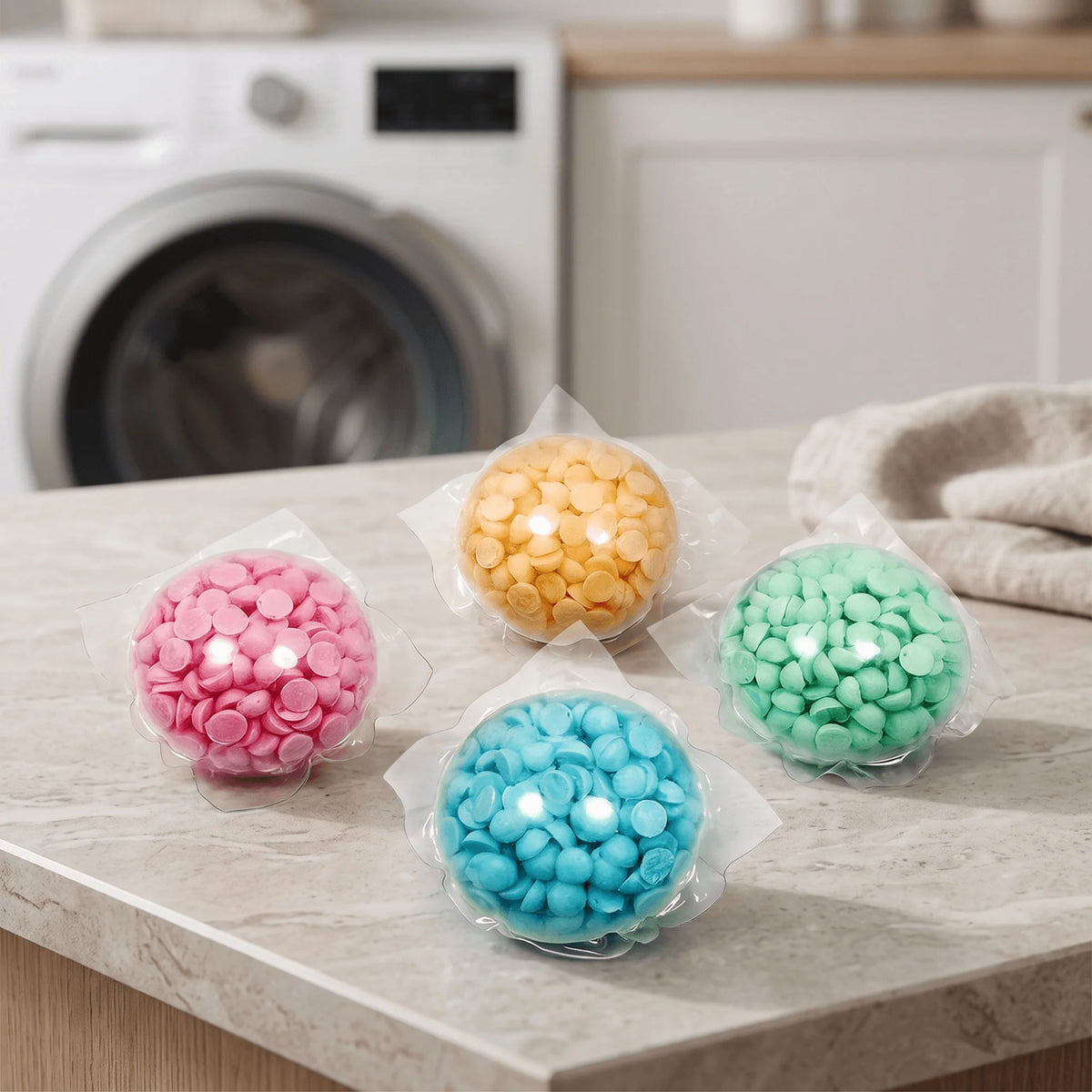 Laundry Scent Beads | Long-Lasting Fragrance & Fabric Softening | 4 Fragrances