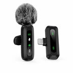 Lavalier Microphone | Compact Wireless USB-C Clip-On | Windscreen & Charger Included