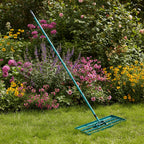 Lawn Rake | Ergonomic Long Handle | 91 cm Aluminum