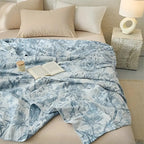 Leaf Pattern Throw Blanket