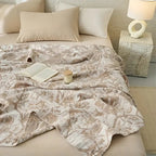 Leaf Pattern Throw Blanket