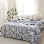 Leaf Pattern Throw Blanket