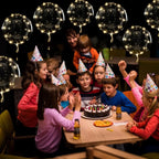 LED Balloons | Transparent & Warm White Light Wire | Set of 10