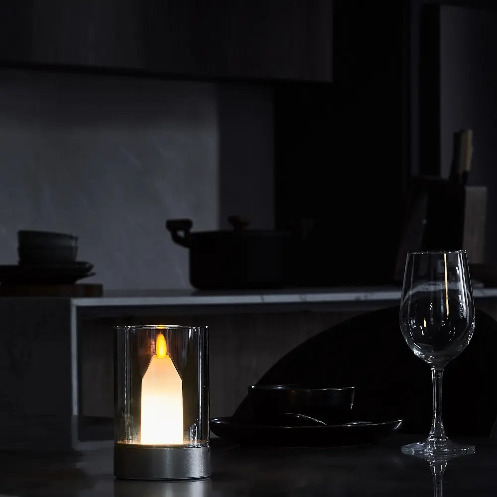 LED Candle Lamp | Gesture-Controlled & Flameless | Flickering Glow