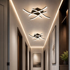 LED Ceiling Light | Curved Modern Design & Integrated High-CRI LED