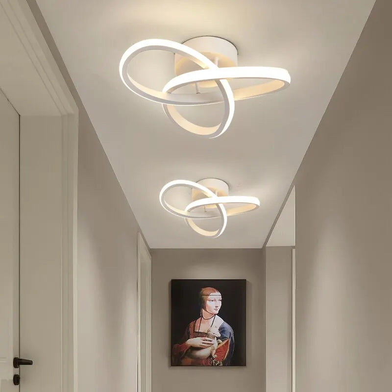 LED Ceiling Light | Geometric Flush-Mount Design | 3 Selectable Light Tones