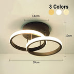 LED Ceiling Light | Geometric Flush-Mount Design | 3 Selectable Light Tones