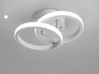 LED Ceiling Light | Geometric Flush-Mount Design | 3 Selectable Light Tones