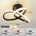LED Ceiling Light | Geometric Flush-Mount Design | 3 Selectable Light Tones