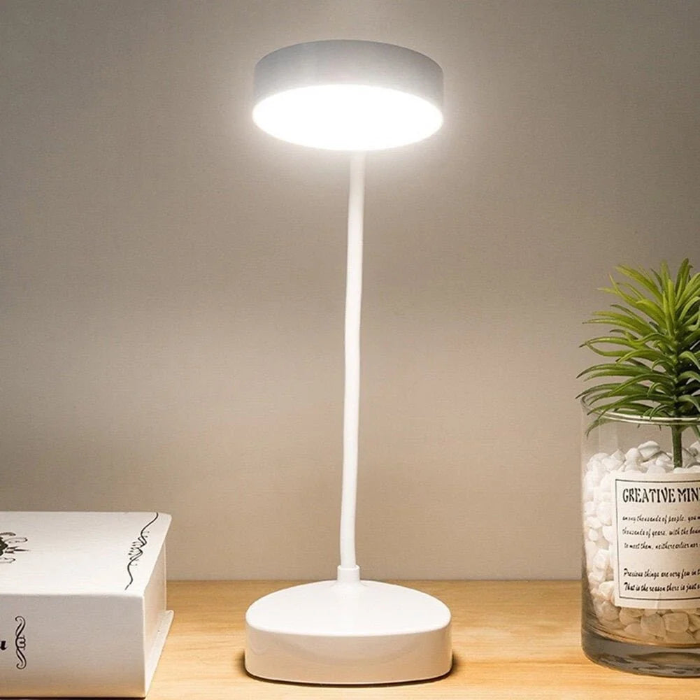 LED Desk Lamp | Adjustable Gooseneck & USB-Rechargeable