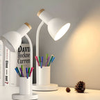 LED Desk Lamp | Eye-Friendly Adjustable Light | Integrated Pen Holder