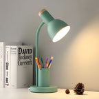LED Desk Lamp | Eye-Friendly Adjustable Light | Integrated Pen Holder
