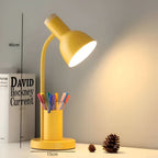 LED Desk Lamp | Eye-Friendly Adjustable Light | Integrated Pen Holder
