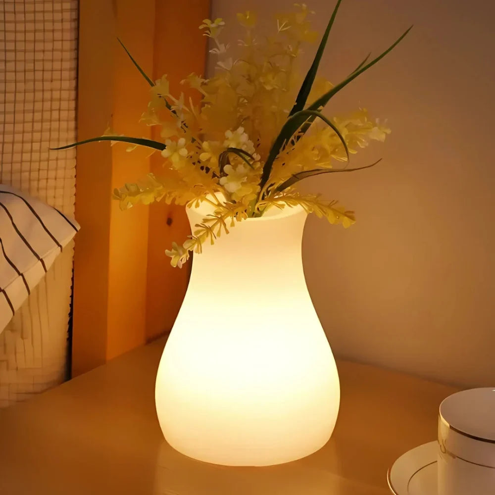 LED Flower Vase | USB Rechargeable IP65 Waterproof & 16-Colour Remote