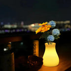LED Flower Vase | USB Rechargeable IP65 Waterproof & 16-Colour Remote