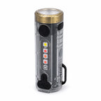 LED Keychain Flashlight | USB Rechargeable & 11 Modes | 6.5 x 1.5 cm