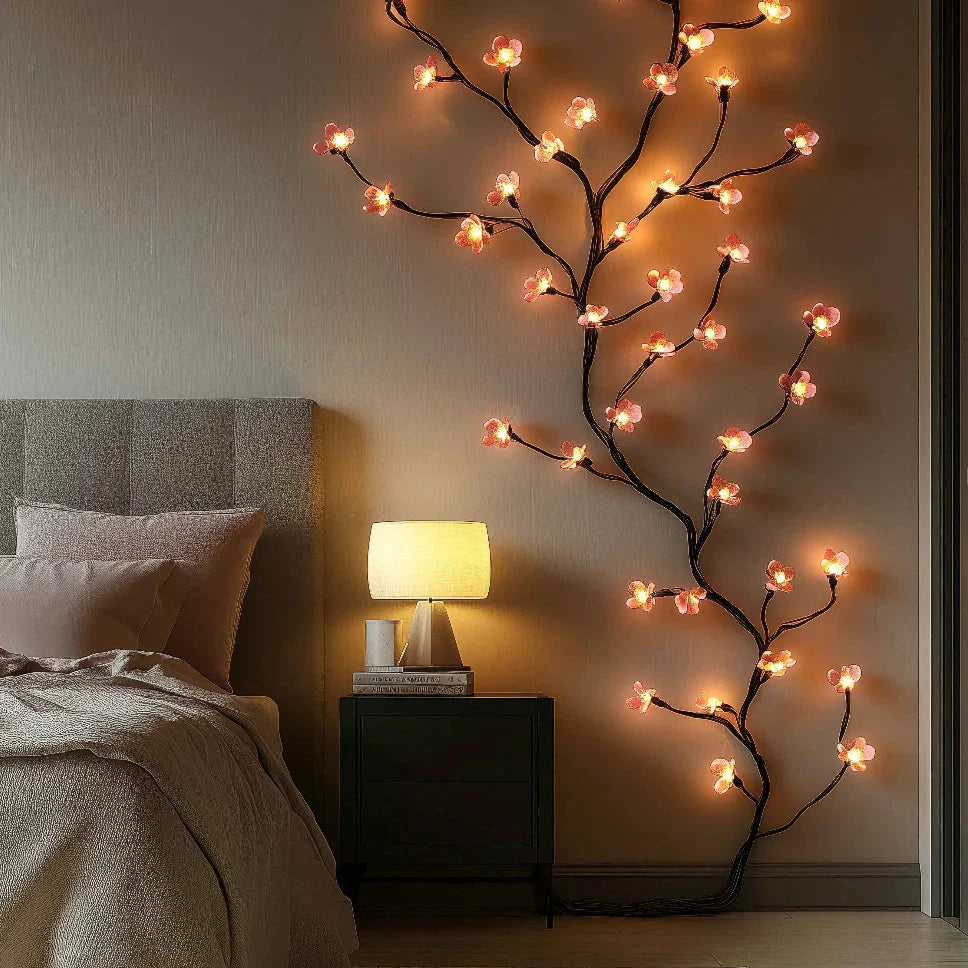 LED Branch Light | Blossom Flower Design & USB-Powered | 96 LEDs