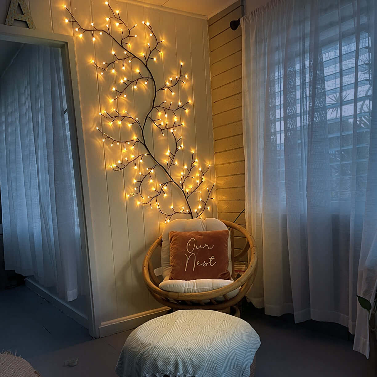 LED Branch Light | Blossom Flower Design & USB-Powered | 96 LEDs