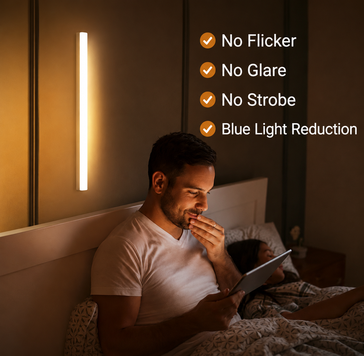 LED Light Strip | Motion-Activated Warm Light | Wireless