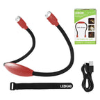 LED Neck Light | Flexible Arms & Rechargeable | Hands-Free