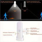 LED Night Light | Motion Sensor, Adjustable Brightness & USB Rechargeable | 2000mAh Battery