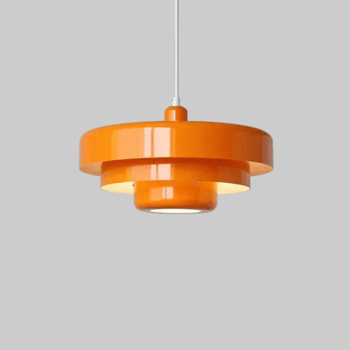 LED Pendant Lamp | Dome Metal Shade | Suction Cup Mounting