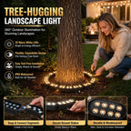 LED Ring Light | 360° Warm White & Weather-Resistant | 30 cm Diameter