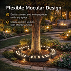 LED Ring Light | 360° Warm White & Weather-Resistant | 30 cm Diameter