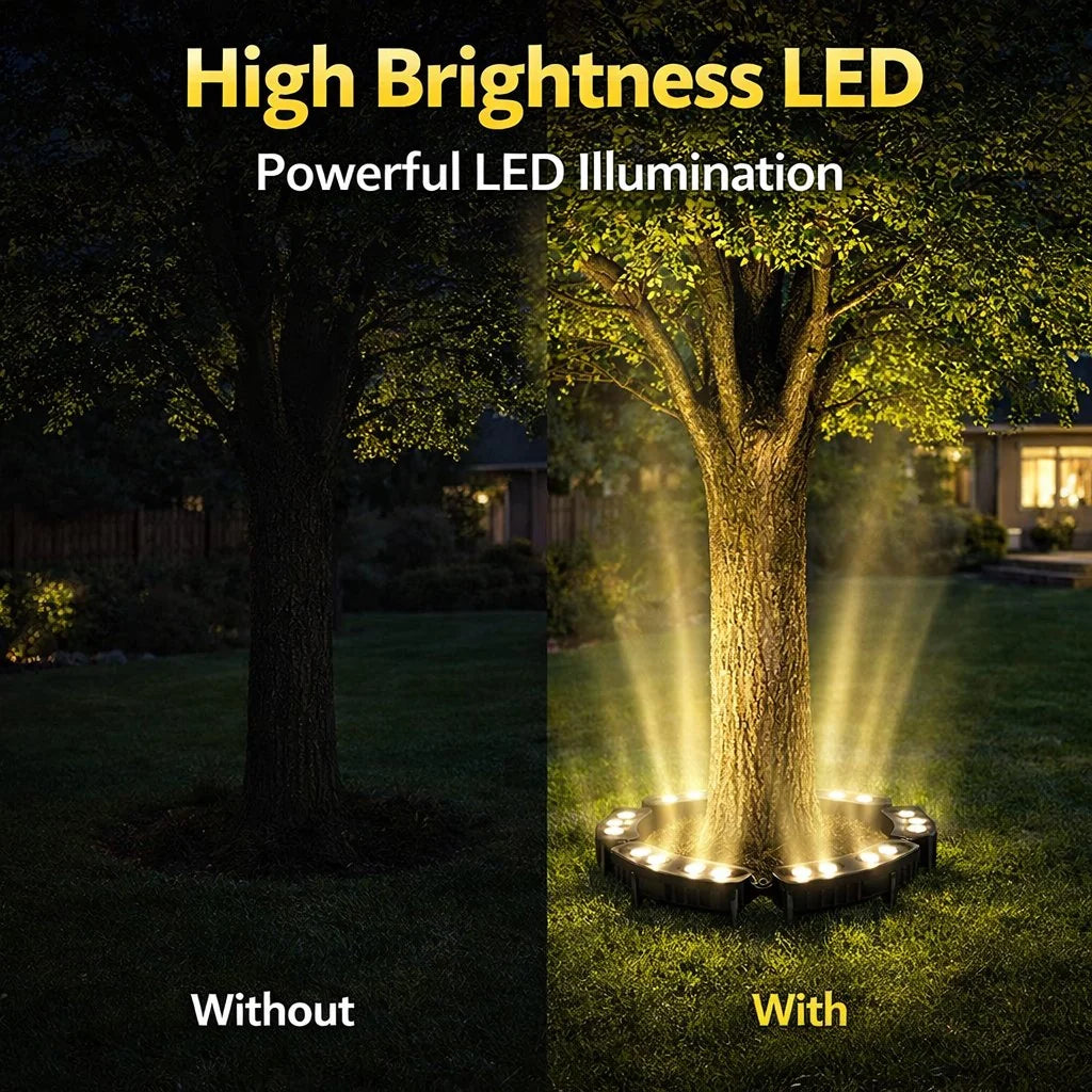 LED Ring Light | 360° Warm White & Weather-Resistant | 30 cm Diameter