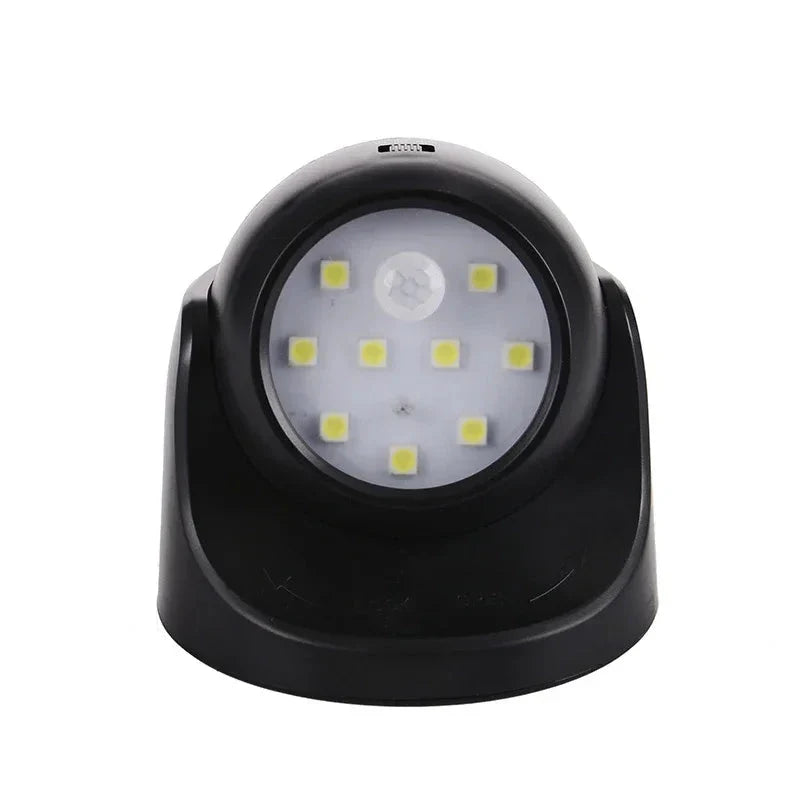 LED Spotlight | Motion-Activated & 360° Adjustable | Battery-Powered