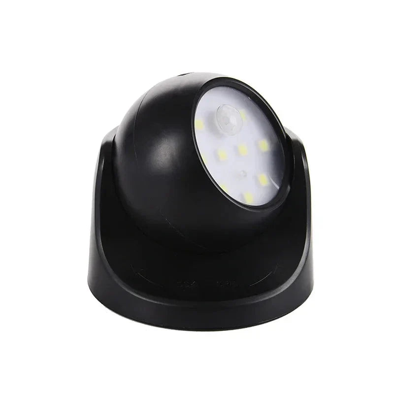 LED Spotlight | Motion-Activated & 360° Adjustable | Battery-Powered