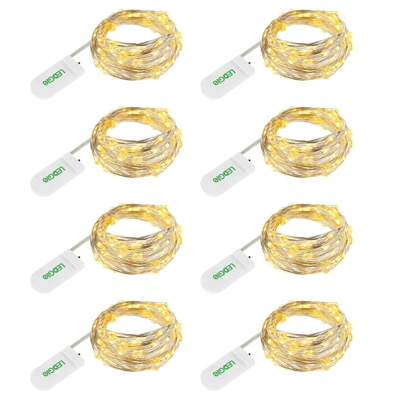 LED String Lights | Flexible Copper Wire & Waterproof | 1.2 M
