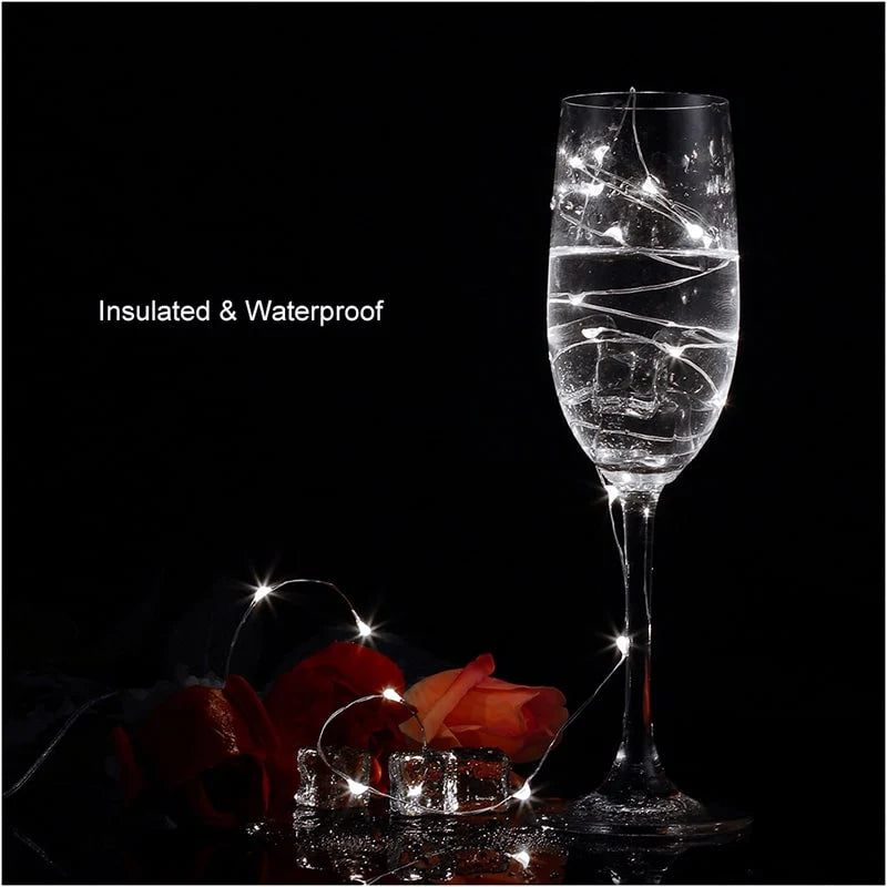 LED String Lights | Flexible Copper Wire & Waterproof | 1.2 M