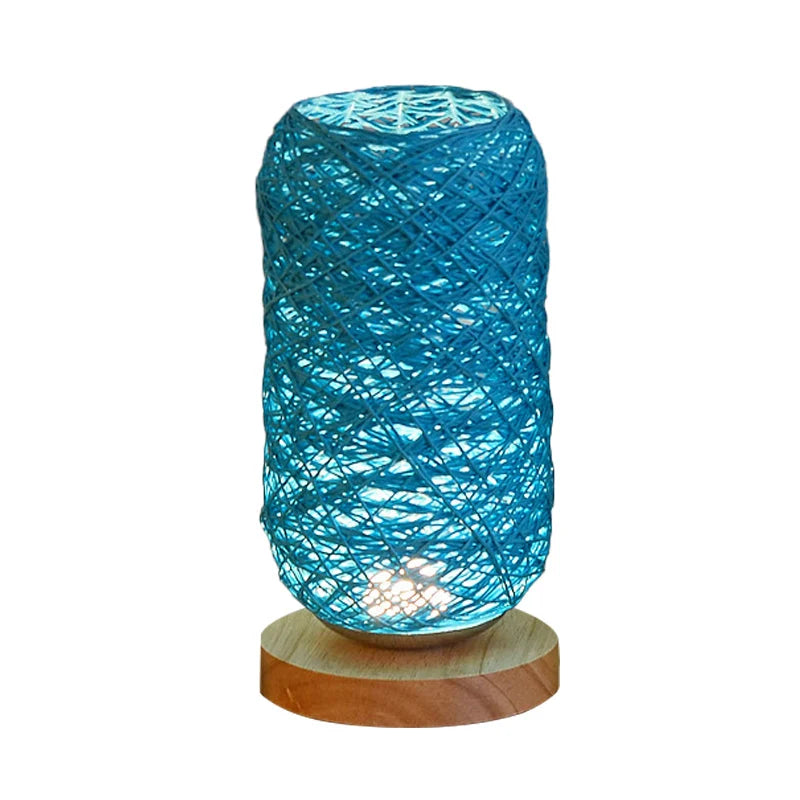 LED Table Lamp | Rechargeable USB & Wooden Base