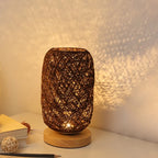 LED Table Lamp | Rechargeable USB & Wooden Base
