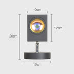 LED Table Lamp | Vintage Sunset Effect & USB Powered