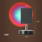 LED Table Lamp | Vintage Sunset Effect & USB Powered