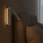 Bedside Wall Lamp | Rotatable Head & Adjustable Brightness