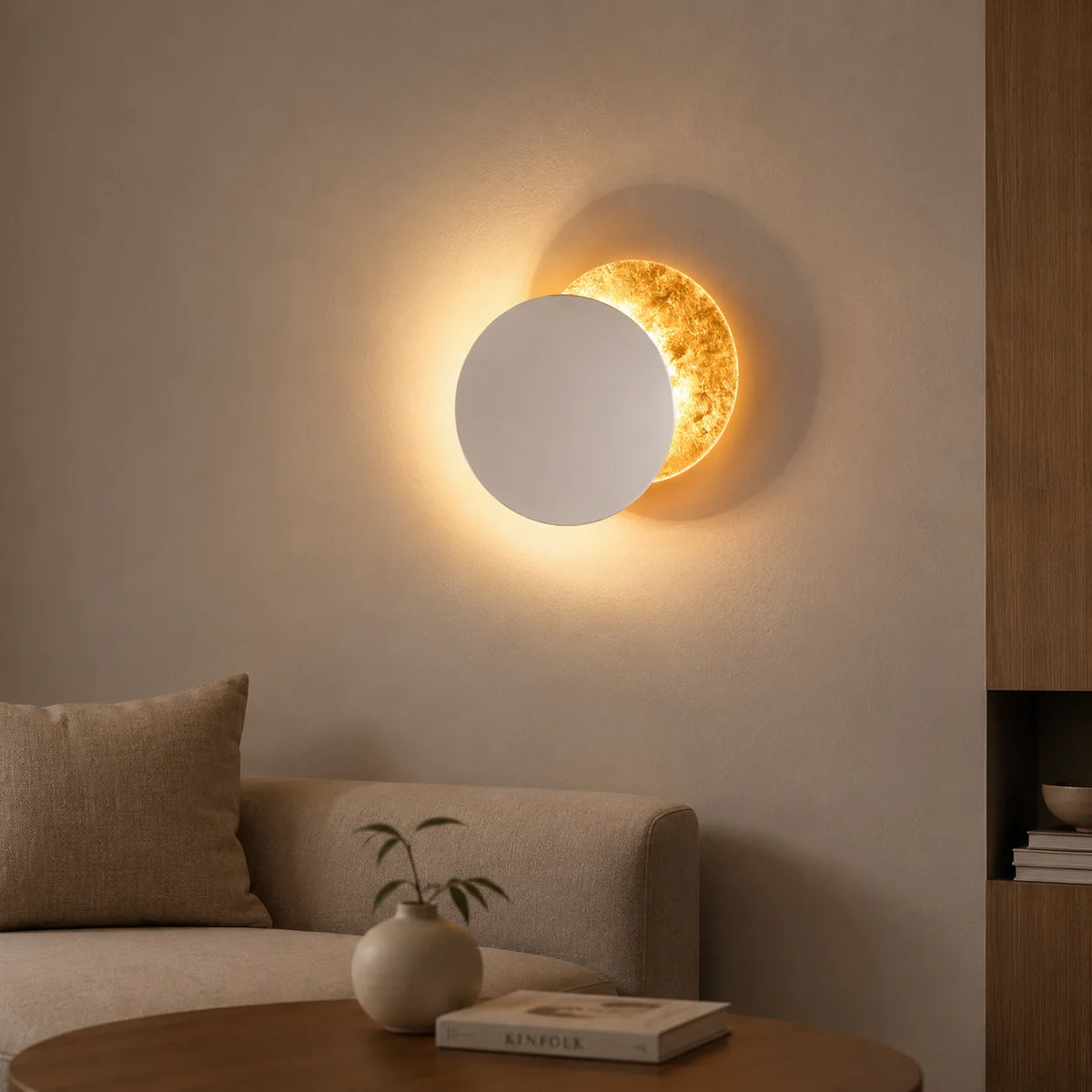 LED Wall Light | 360° Rotatable & Warm White | 25 cm