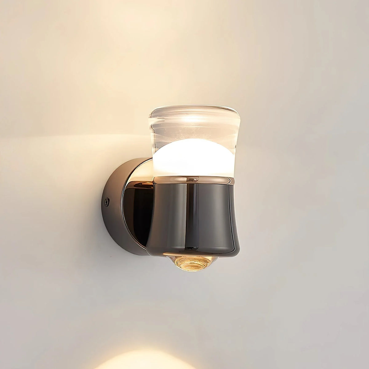 LED Wall Light | Crystal & Gold Accent | Integrated 10W LED