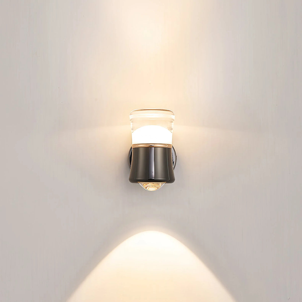 LED Wall Light | Crystal & Gold Accent | Integrated 10W LED