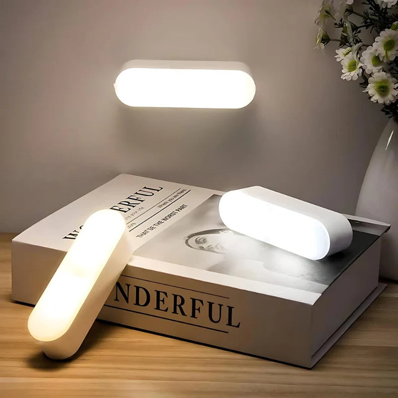 LED Wall Light | Motion-Activated & USB Rechargeable | Magnetic Mount