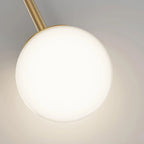 LED Wall Light | Tri-Color LED & Brass Finish | 54 cm High