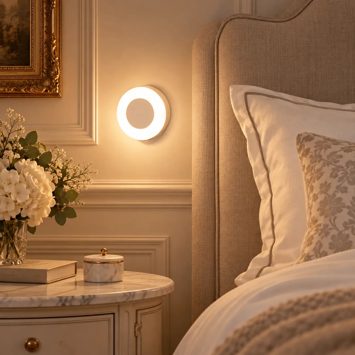 LED Wall Light | USB Rechargeable & Touch Dimmable | Magnetic Adhesive Mount