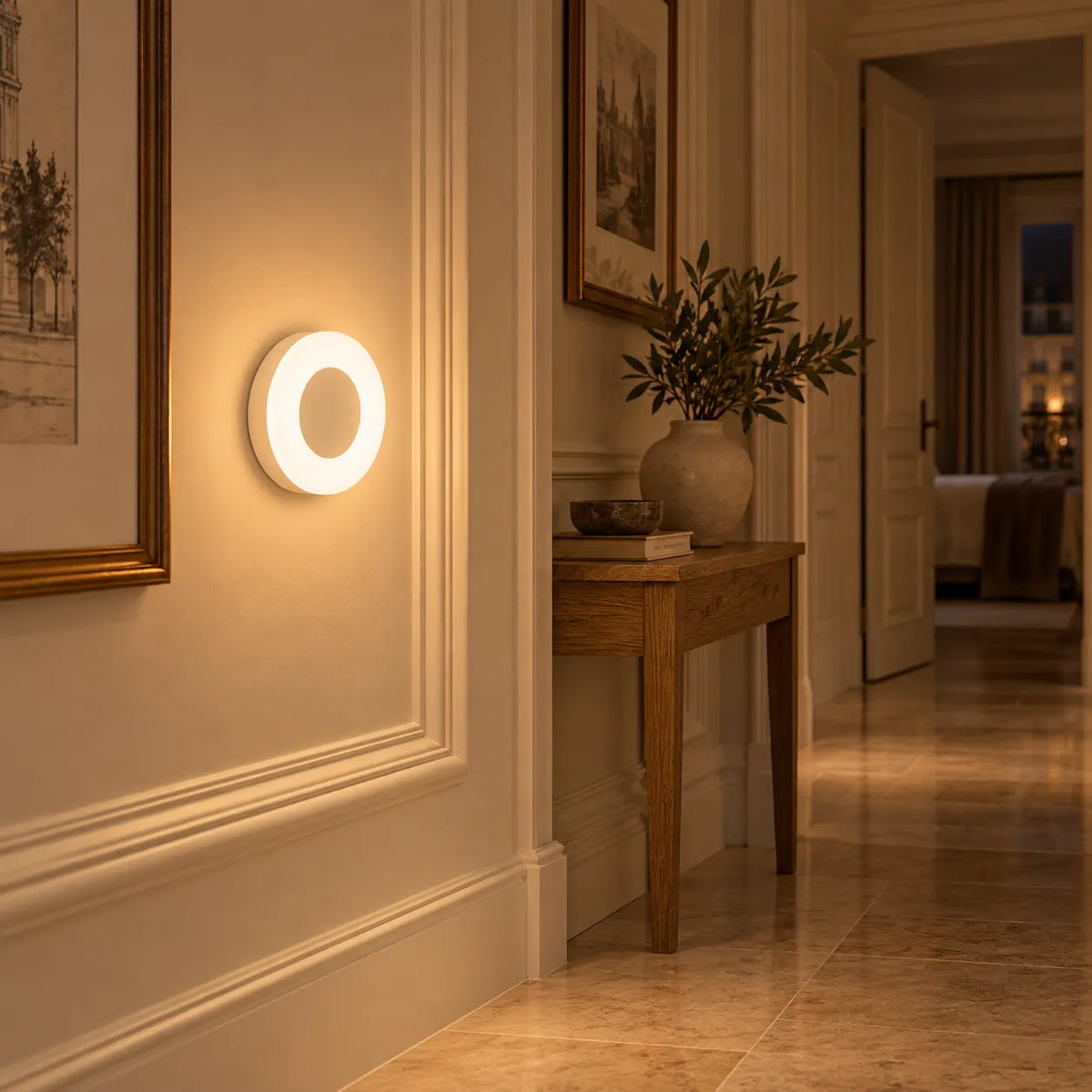 LED Wall Light | USB Rechargeable & Touch Dimmable | Magnetic Adhesive Mount